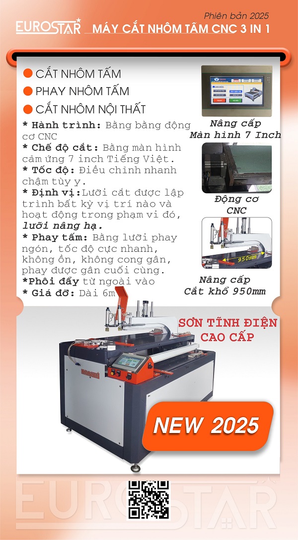MÁY CẮT NHÔM NỘI THẤT 3 TRONG 1 – GIẢI PHÁP TOÀN DIỆN CHO XƯỞNG NỘI THẤT