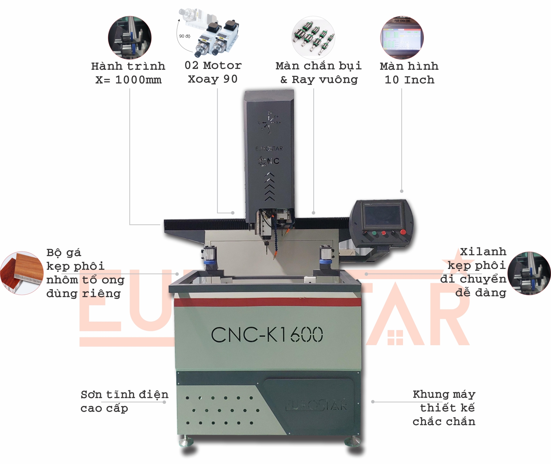 máy khoét khóa tổ ong