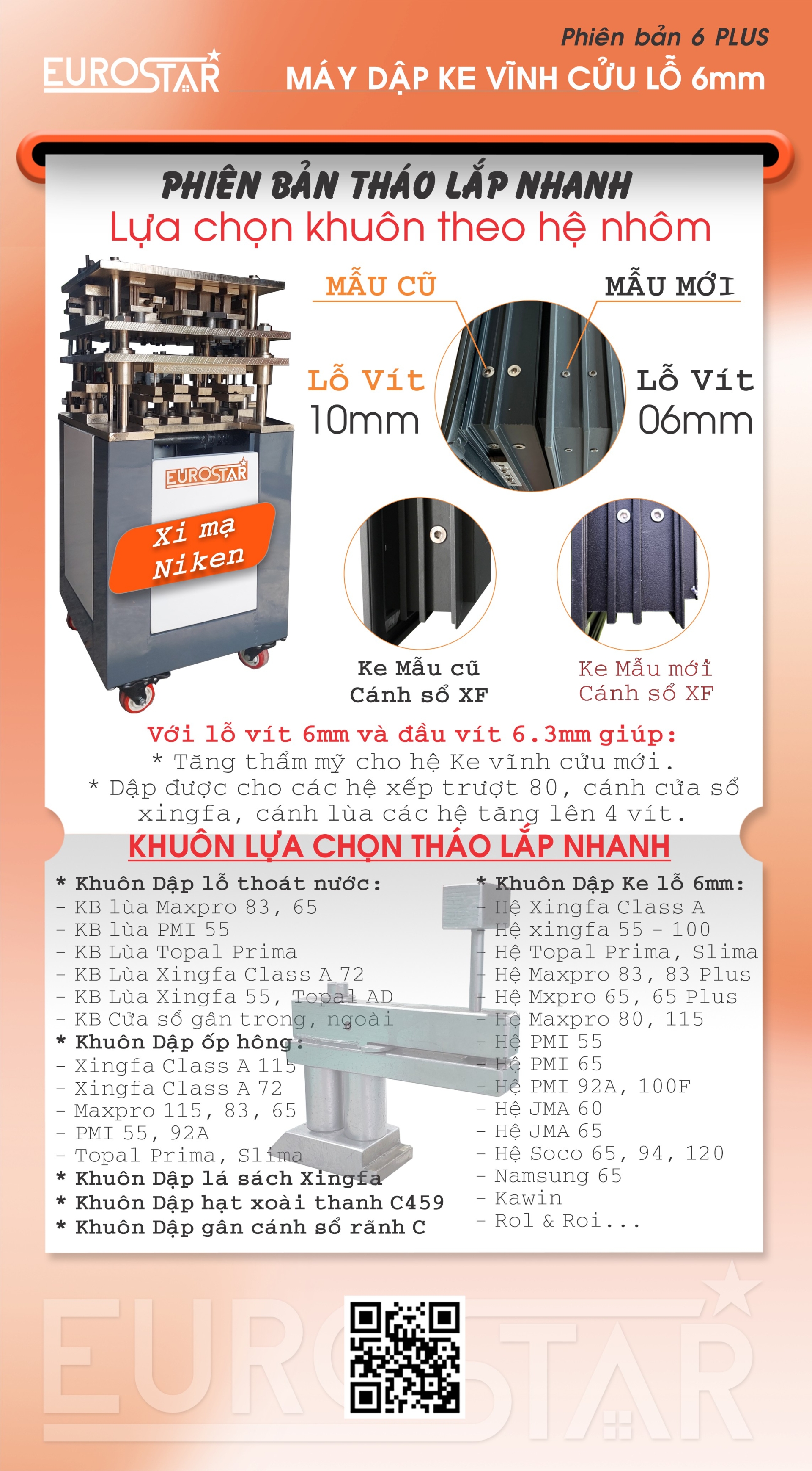 MÁY DẬP KE VĨNH CỬU VÍT 6MM