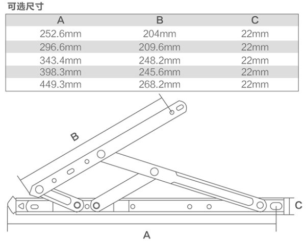 Bản lề chữ A rãnh K - Ảnh 2
