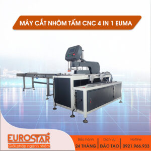 MÁY CẮT NHÔM TẤM CNC 4IN1 EUMA