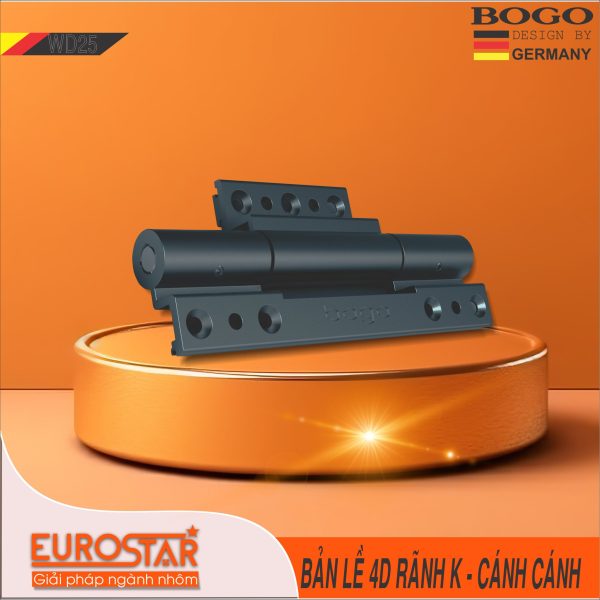 Bản lề 4D Bogo (cánh - cánh) - Ảnh 3