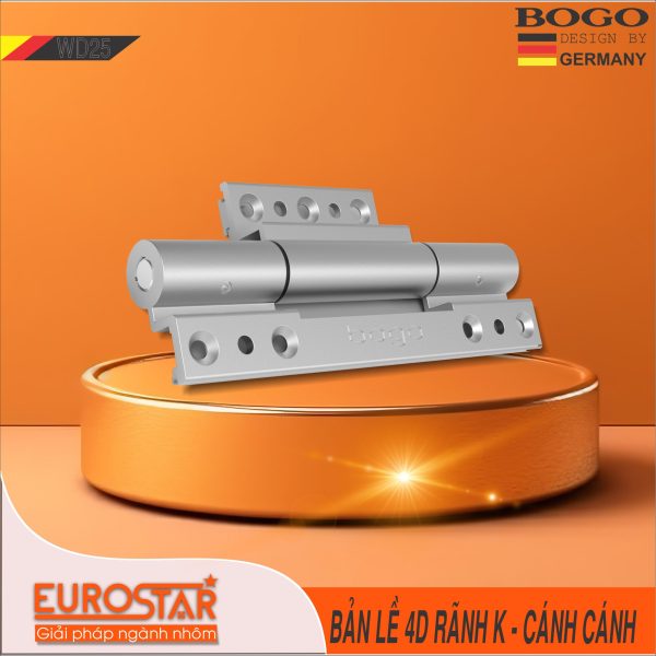 Bản lề 4D Bogo (cánh - cánh) - Ảnh 4
