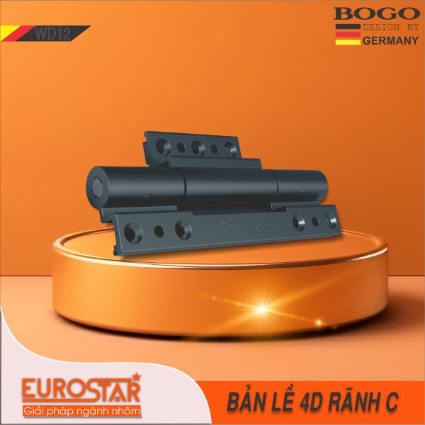 Bản lề 4D hệ rãnh C - Ảnh 3