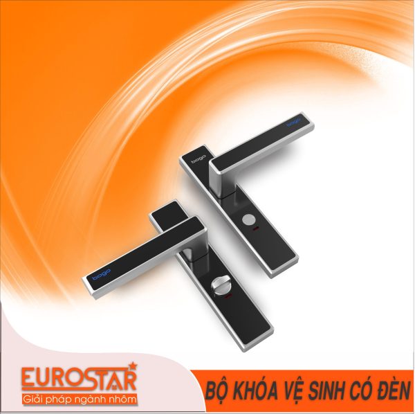 Bộ khóa vệ sinh có đèn