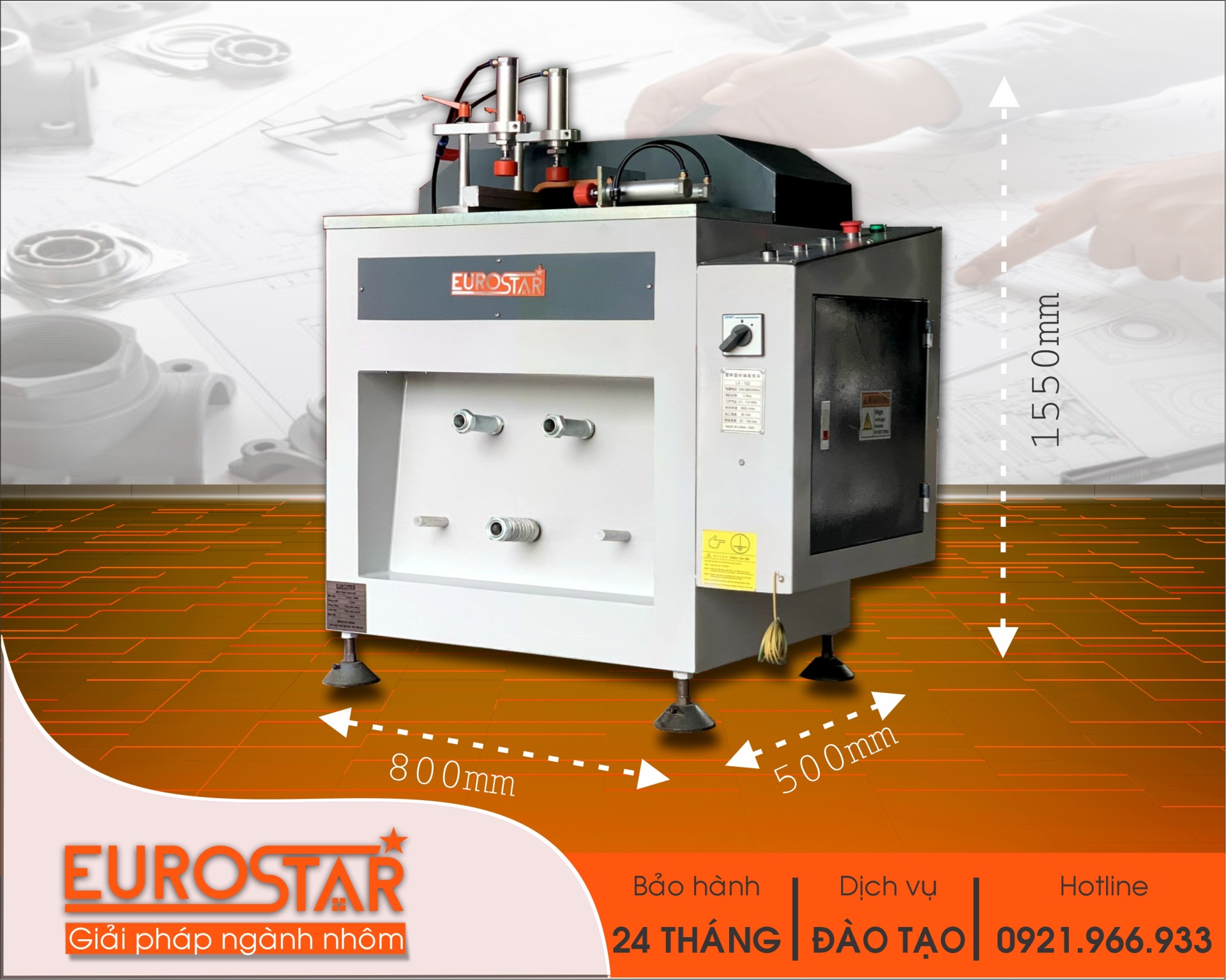 Máy phay đố nhôm giá tốt