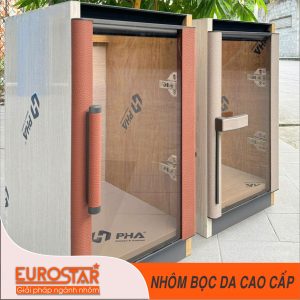 Thanh nhôm nội thất bọc da