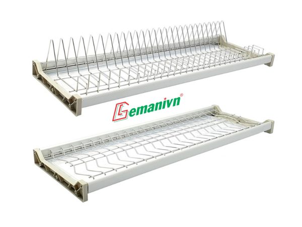Giá bát đĩa 2 tầng cố định