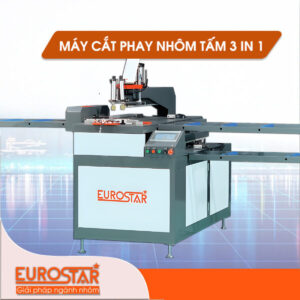 Máy cắt phay nhôm tấm CNC 3 trong 1