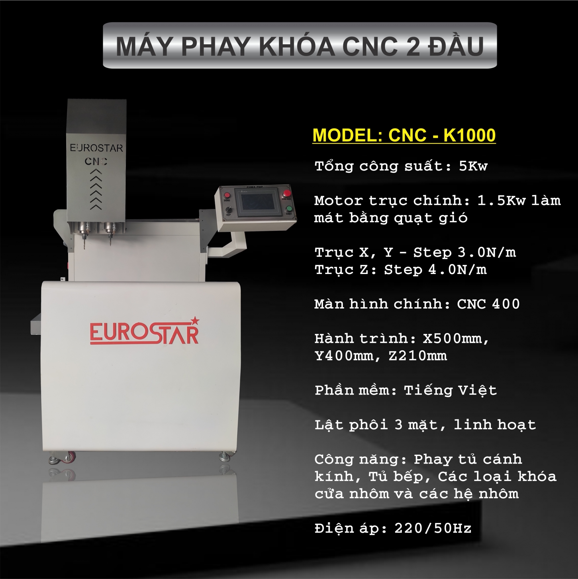 máy khoét khóa cửa nhôm