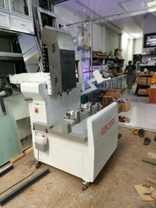 máy khoét khóa cnc 2 đầu