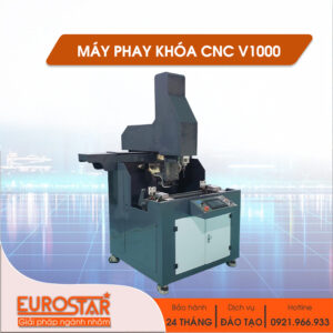 MÁY PHAY KHÓA CNC 2 ĐẦU V1000