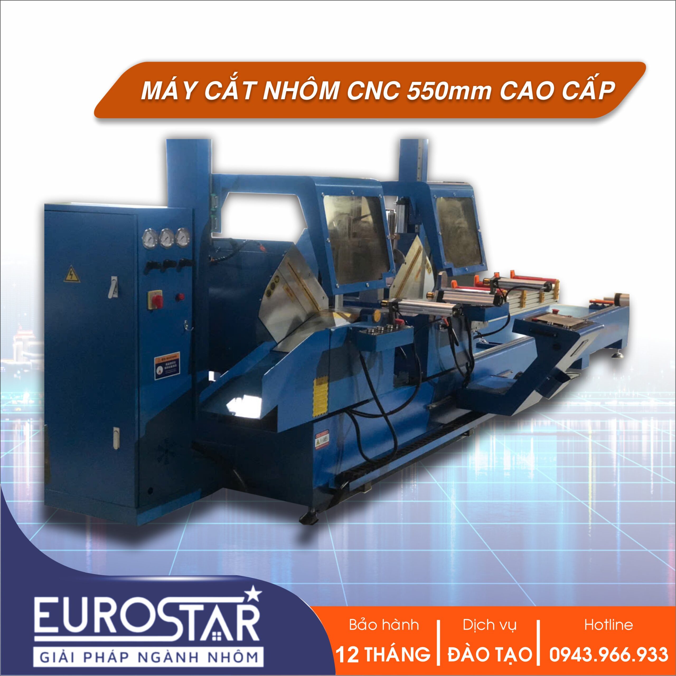 Máy cắt nhôm 550 CNC